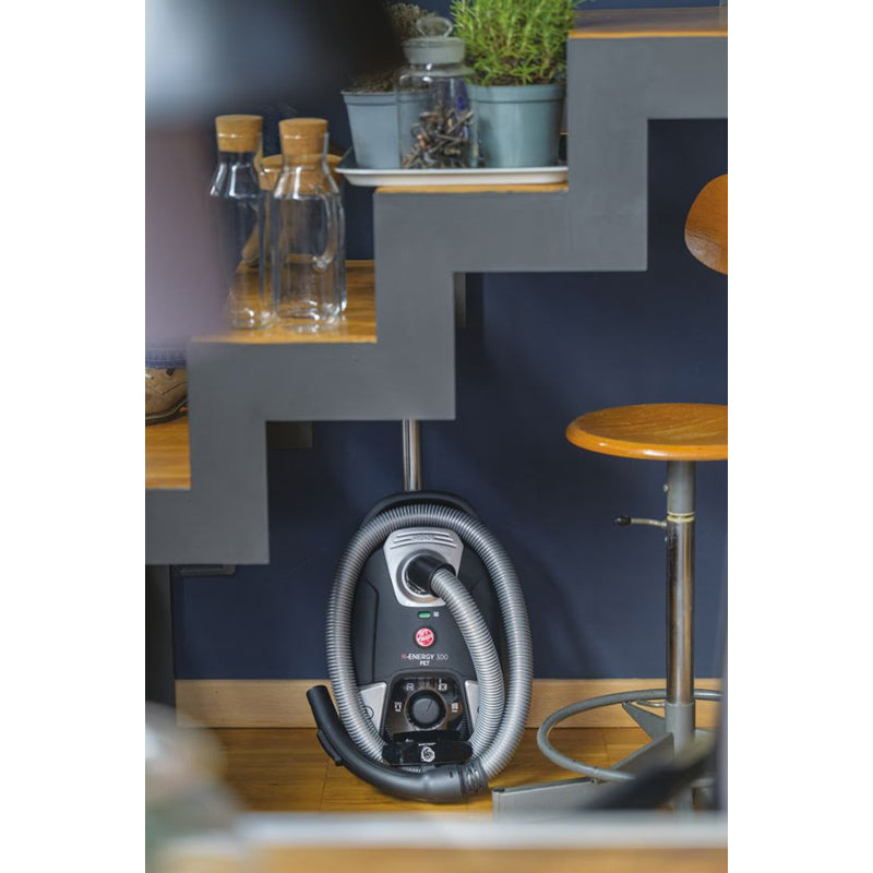 Hoover H-Energy 300 Cylinder Vacuum Cleaner - Luxor Black | HE320PET from Hoover - DID Electrical