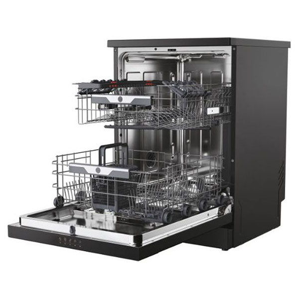 Hoover H-DISH 300 13 Place Settings Freestanding Standard Dishwasher - Black | HF 3C7L0B-80 from Hoover - DID Electrical