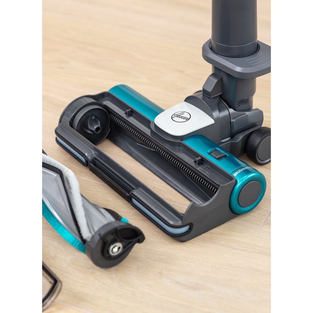 Hoover 0.7L HF9 Anti-Twist Cordless Pet Vacuum Cleaner - Grey & Turquoise | HF910P from Hoover - DID Electrical