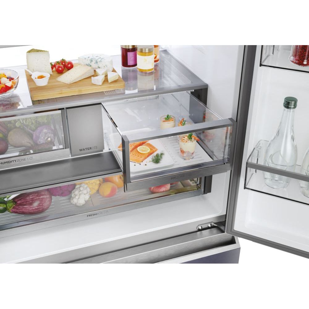 Haier Series 7 FD 90 703L Frost Free Multi Door Fridge Freezer - Sapphire Crystal | HFR79F19EFGK from Haier - DID Electrical