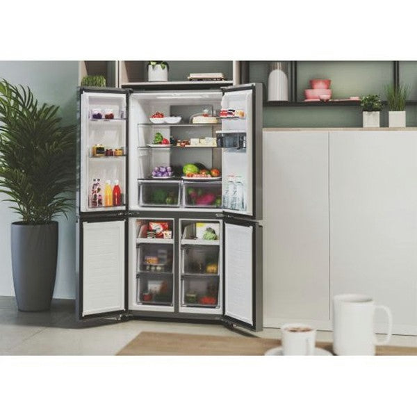 Hoover 463L Freestanding American Fridge Freezer - Gentle Silver | HHCR3818EWPL from Hoover - DID Electrical