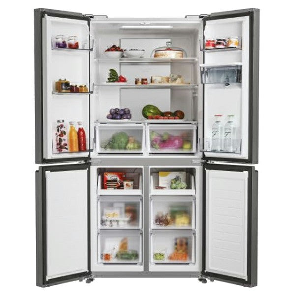 Hoover 463L Freestanding American Fridge Freezer - Gentle Silver | HHCR3818EWPL from Hoover - DID Electrical