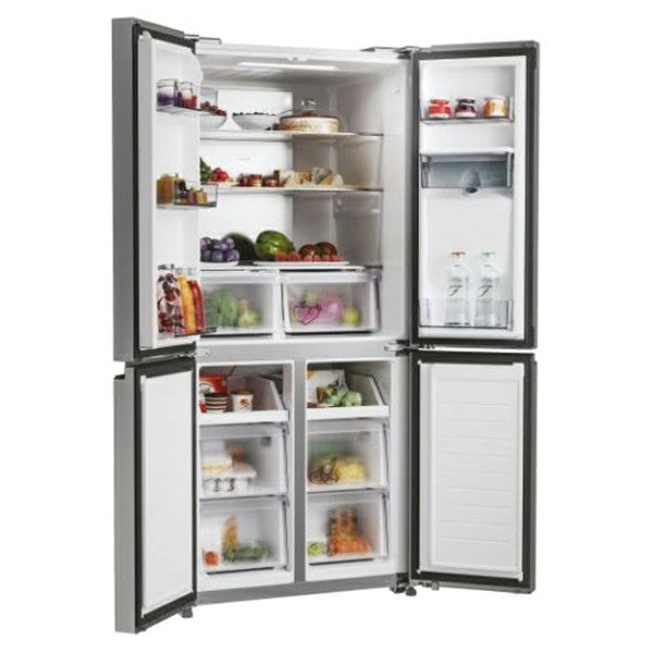 Hoover 463L Freestanding American Fridge Freezer - Gentle Silver | HHCR3818EWPL from Hoover - DID Electrical