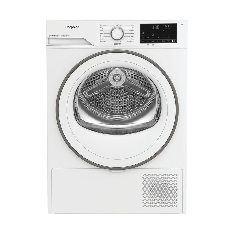 Hotpoint 9KG Freestanding Heat Pump Tumble Dryer - White | HHDD90WWIRE from Hotpoint - DID Electrical