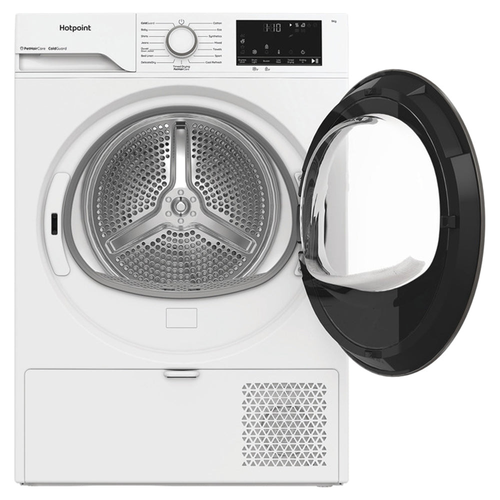 Hotpoint 9KG Freestanding Heat Pump Tumble Dryer - White | HHDD90WWIRE from Hotpoint - DID Electrical