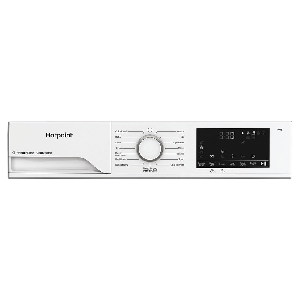 Hotpoint 9KG Freestanding Heat Pump Tumble Dryer - White | HHDD90WWIRE from Hotpoint - DID Electrical