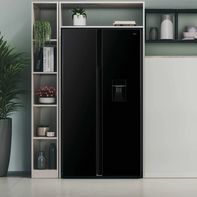 Hoover H-Fridge 500 Maxi 532L Frost Free Freestanding American Fridge Freezer - Black | HHSBSO6174BWDK-1 from Hoover - DID Electrical
