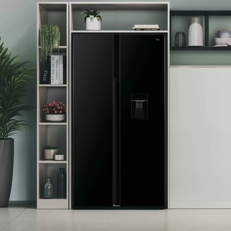 Hoover H-Fridge 500 Maxi 532L Frost Free Freestanding American Fridge Freezer - Black | HHSBSO6174BWDK-1 from Hoover - DID Electrical