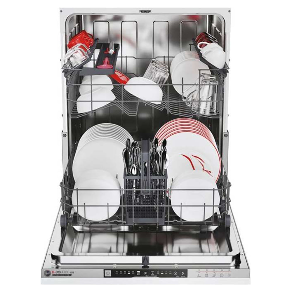 Hoover 60CM Built-In Standard Dishwasher - White | HI 3E9E0S-80 from Hoover - DID Electrical