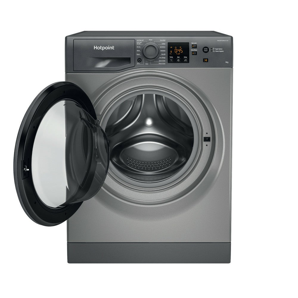 Hotpoint 9KG 1400RPM Freestanding Washing Machine - Graphite | HNR9W64GGIRE from Hotpoint - DID Electrical