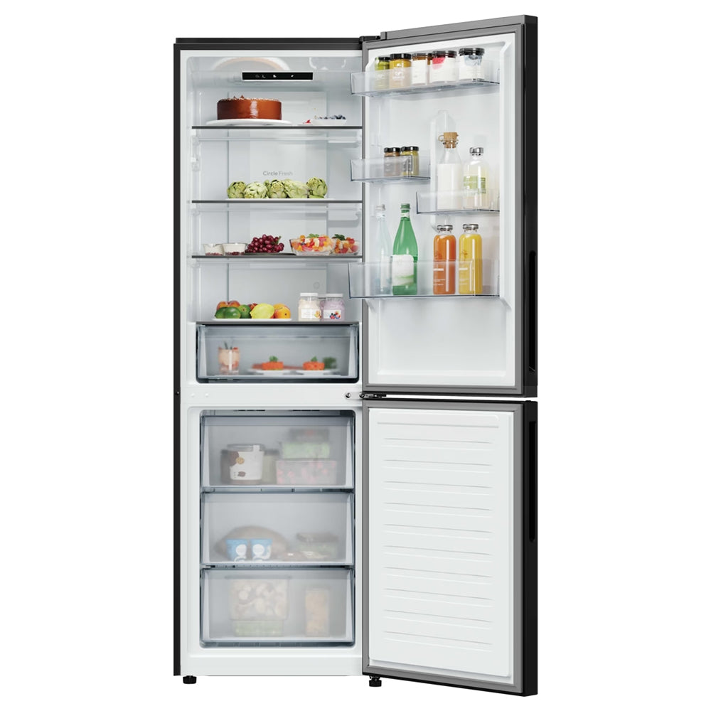 Hoover H-Combi 300 355L Frost Free Freestanding Fridge Freezer - Black | HONCQ2T618EBK from Hoover - DID Electrical