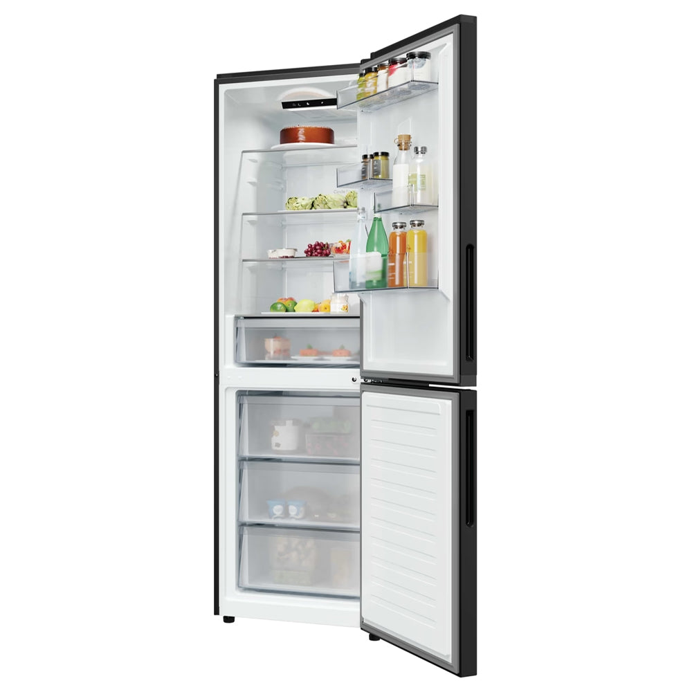 Hoover H-Combi 300 355L Frost Free Freestanding Fridge Freezer - Black | HONCQ2T618EBK from Hoover - DID Electrical