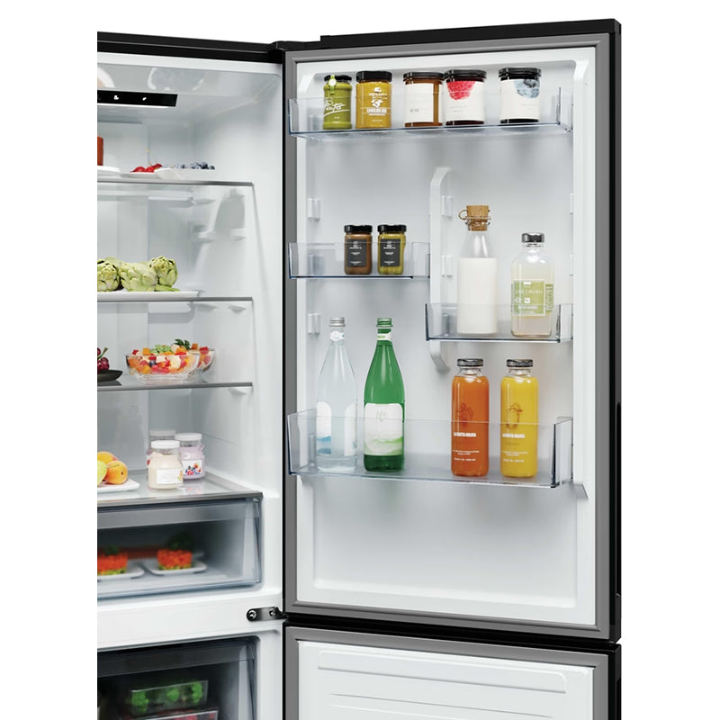 Hoover H-Combi 300 355L Frost Free Freestanding Fridge Freezer - Black | HONCQ2T618EBK from Hoover - DID Electrical