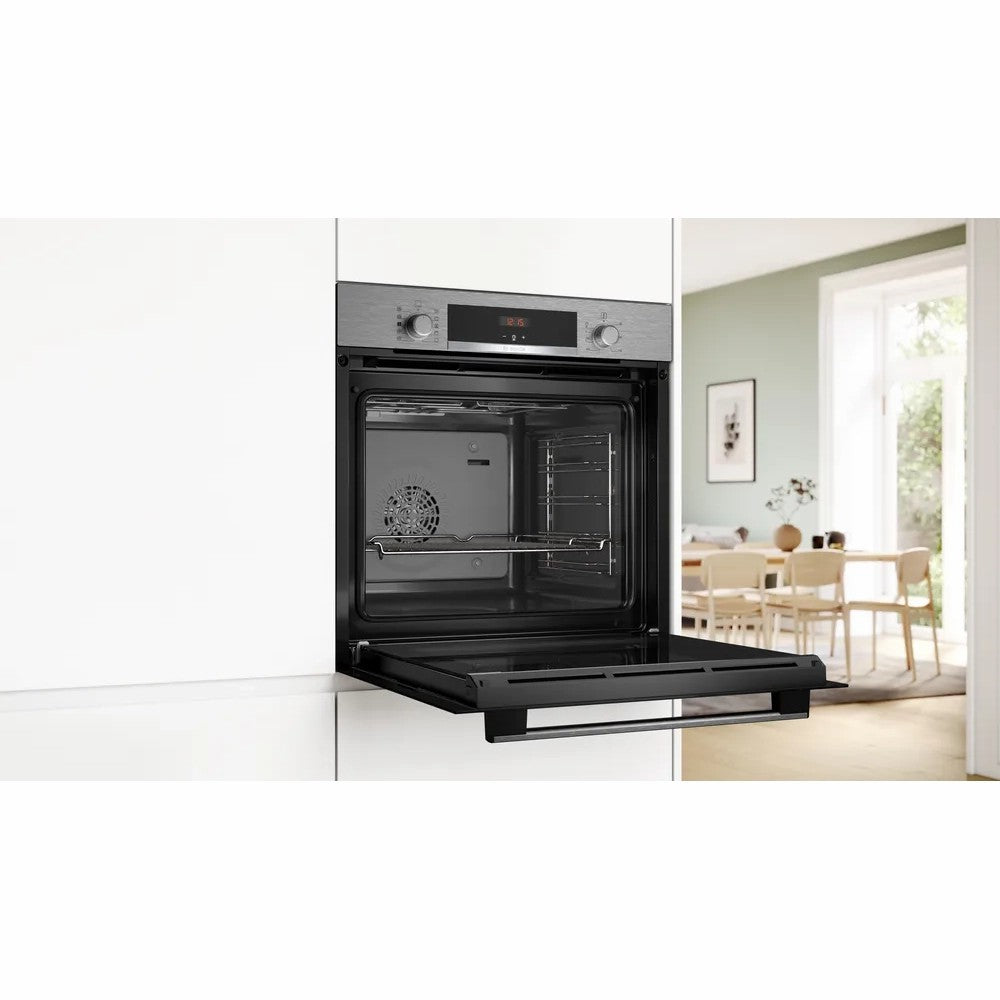 Bosch 71L Built-In Conventional Oven & Grill Electric Single Oven - Stainless Steel | HQA534BS3B from Bosch - DID Electrical