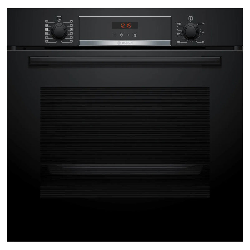 Bosch 71L Built-In Conventional Oven & Grill Electric Single Oven - Black | HQA574BB3B from Bosch - DID Electrical