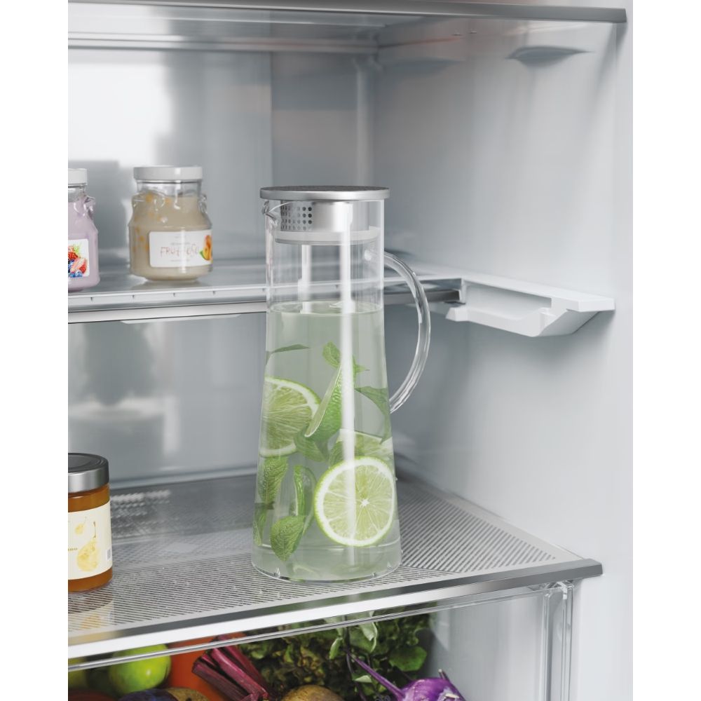Haier 357L Frost Free Freestanding Fridge Freezer - Inox | HTW5618DWMG from Haier - DID Electrical