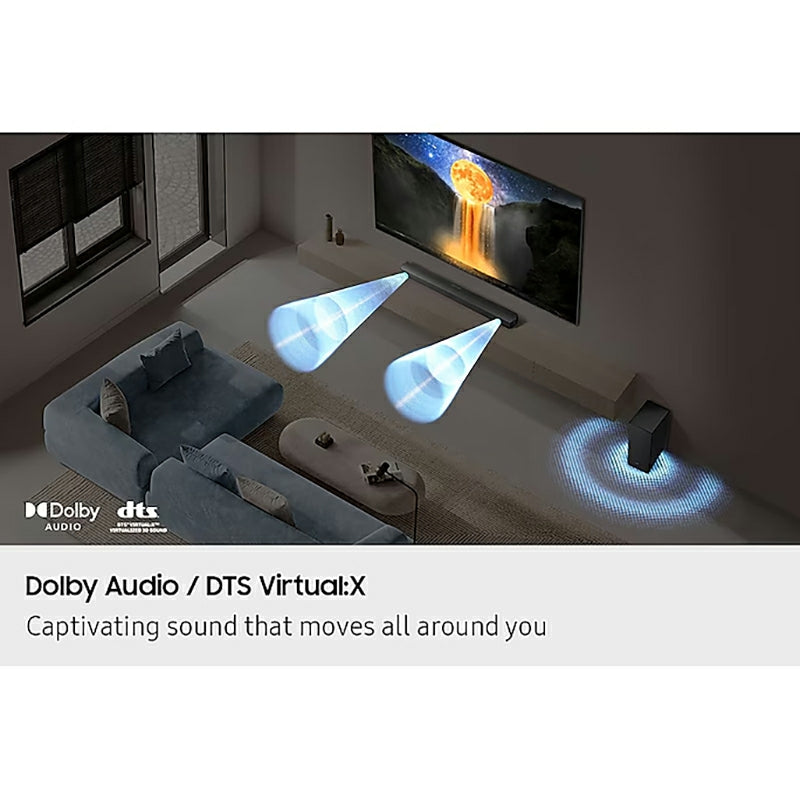 Samsung B450F B-Series 2.1CH Soundbar with Subwoofer | HW-B450F/XU from Samsung - DID Electrical