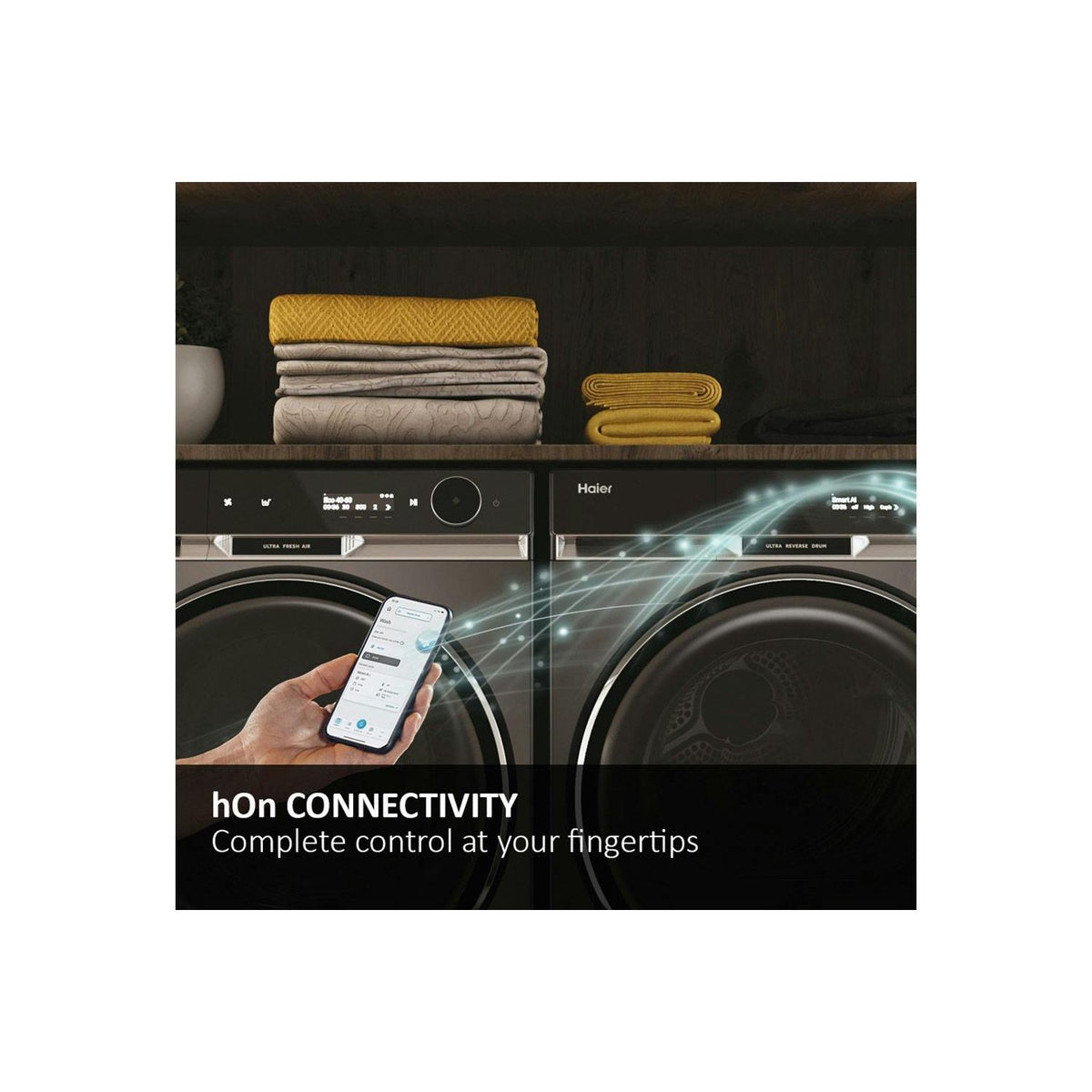 Haier X Series 11KG 1400RPM Freestanding Washing Machine | HW110-BD14397PGUK from Haier - DID Electrical