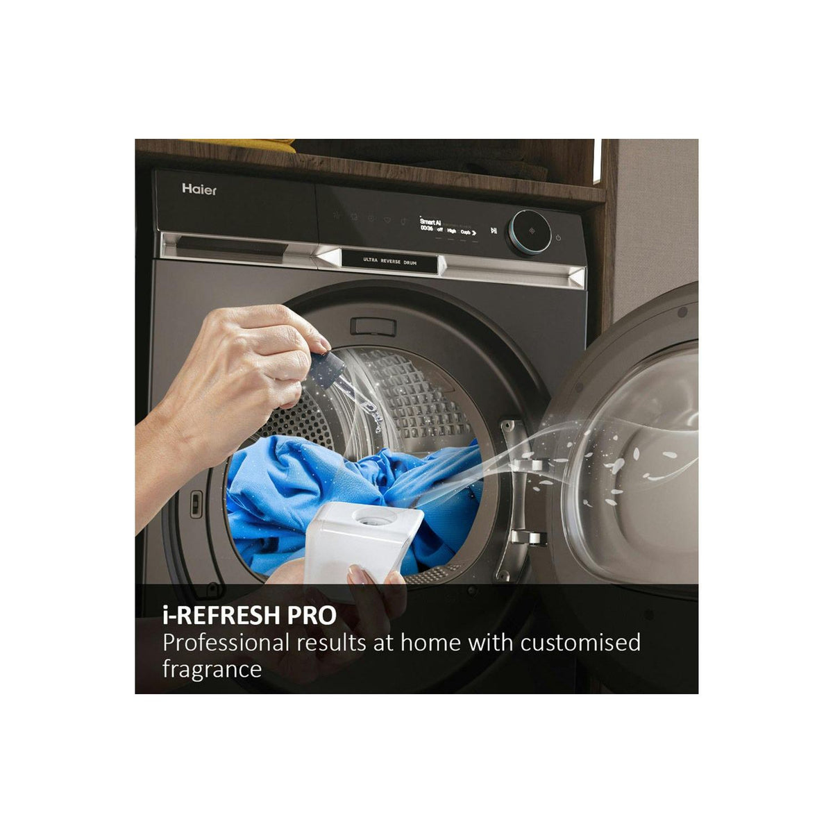 Haier X Series 11KG 1400RPM Freestanding Washing Machine | HW110-BD14397PGUK from Haier - DID Electrical