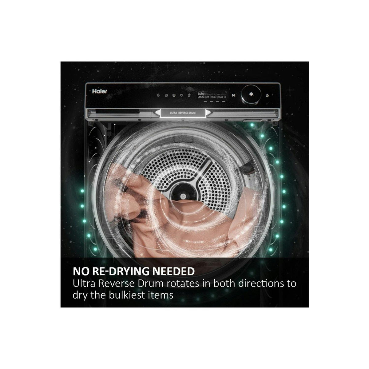 Haier X Series 11KG 1400RPM Freestanding Washing Machine | HW110-BD14397PGUK from Haier - DID Electrical