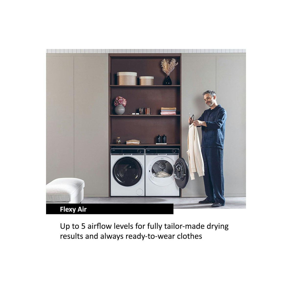 Haier X Series 11KG 1400RPM Freestanding Washing Machine | HW110-BD14397PGUK from Haier - DID Electrical