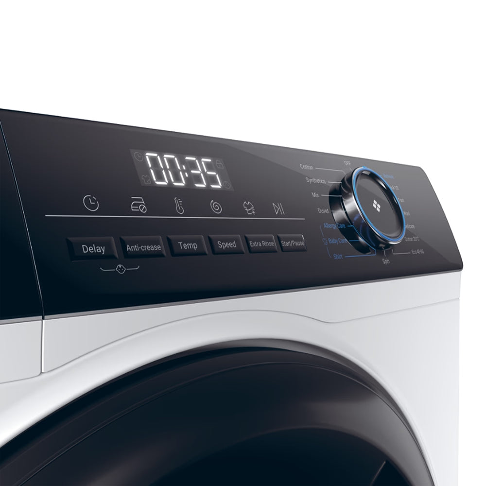 Haier I-Pro Series 3 8KG 1600RPM Freestanding Washing Machine - White | HW80-B16939-UK from Haier - DID Electrical