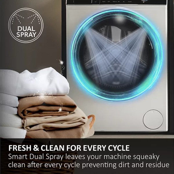 Haier 10KG/6KG 1400RPM Freestanding Washer Dryer - Graphite | HWD10BD14979SNUK from Haier - DID Electrical