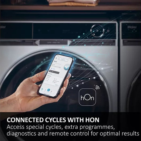 Haier 10KG/6KG 1400RPM Freestanding Washer Dryer - Graphite | HWD10BD14979SNUK from Haier - DID Electrical