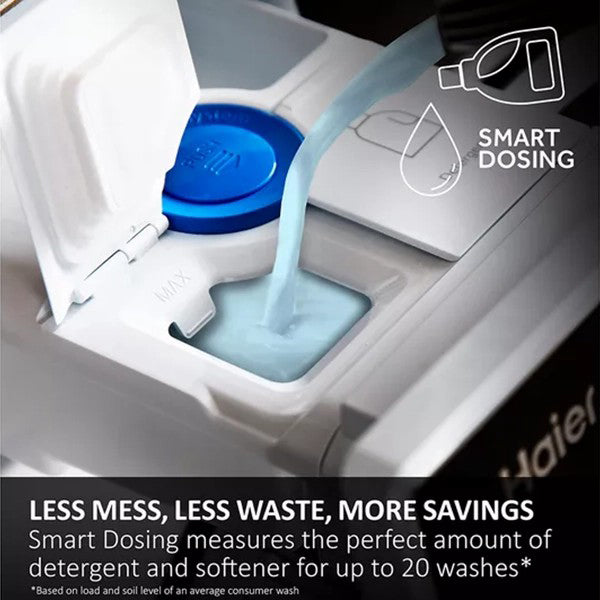 Haier 10KG/6KG 1400RPM Freestanding Washer Dryer - Graphite | HWD10BD14979SNUK from Haier - DID Electrical