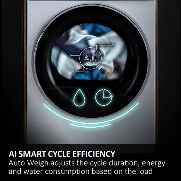 Haier 10KG/6KG 1400RPM Freestanding Washer Dryer - Graphite | HWD10BD14979SNUK from Haier - DID Electrical