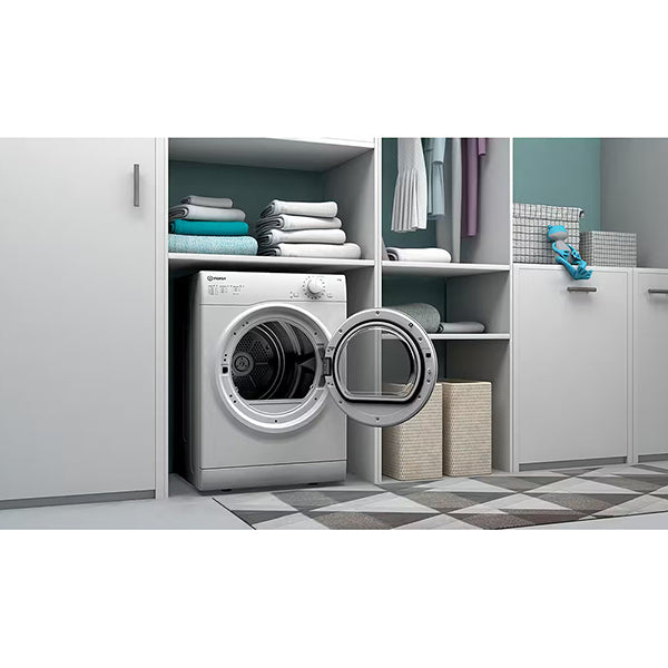 Indesit 8KG Freestanding Air-vented Tumble Dryer - White | I1D80WUK from Indesit - DID Electrical