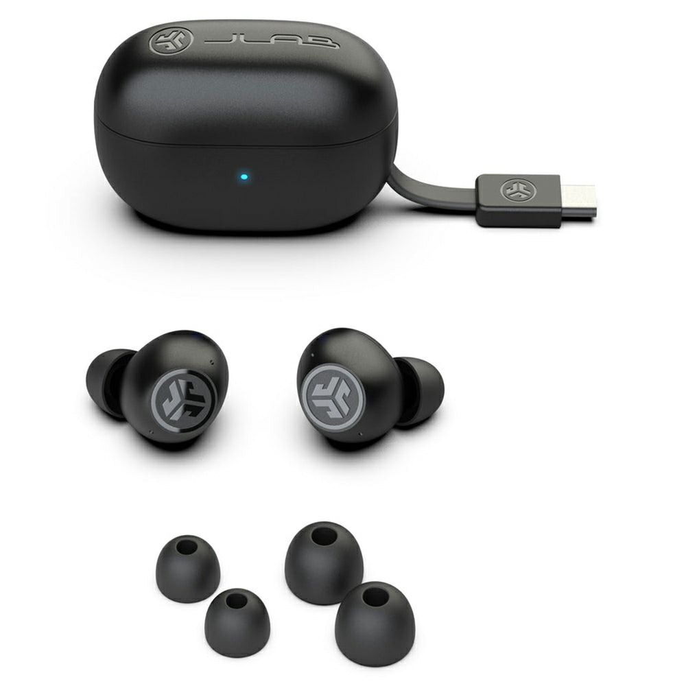 JLab Go Pop ANC In-Ear True Wireless Earbuds - Black | IEUEBGOANCRBLK124 from JLab - DID Electrical