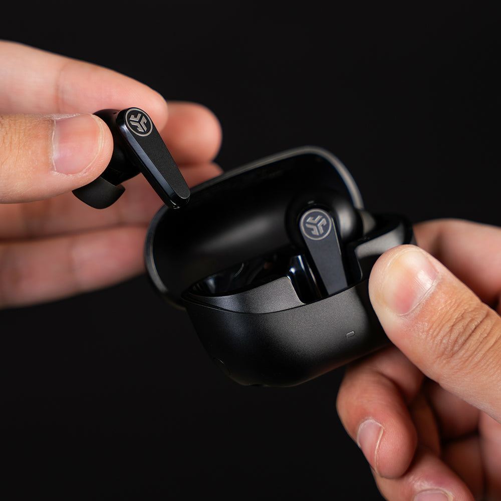 JLab Go Pods ANC In-Ear True Wireless Earbuds - Black | IEUEBGOPODSRBLK124 from JLab - DID Electrical
