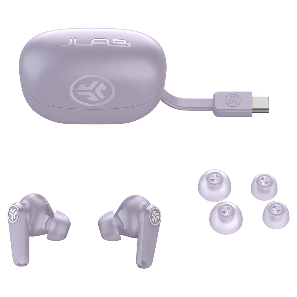 JLab Go Pods ANC In-Ear True Wireless Earbuds - Lilac | IEUEBGOPODSRLLC124 from JLab - DID Electrical