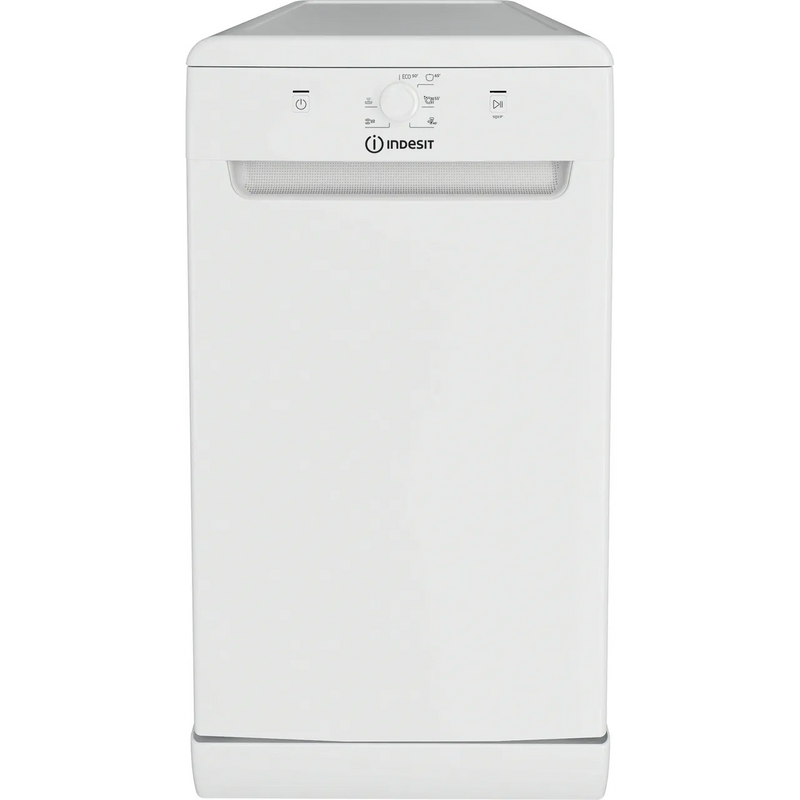 Indesit 45CM Freestanding Slimline Dishwasher - White | IN2FE10CS90WUK from Indesit - DID Electrical