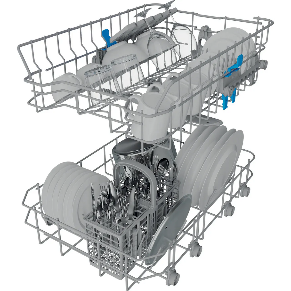 Indesit 45CM Freestanding Slimline Dishwasher - White | IN2FE10CS90WUK from Indesit - DID Electrical