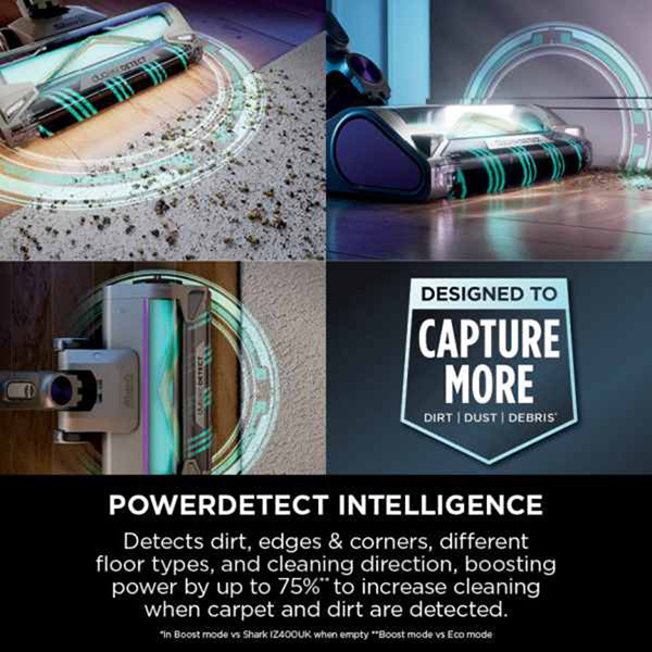 Shark Power Detect Cordless Pet Vacuum Cleaner - Java Grey | IP1251UKT from Shark - DID Electrical