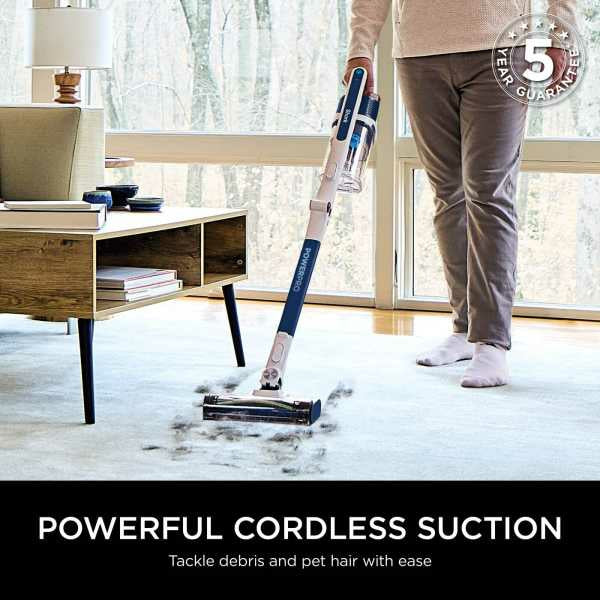 Shark PowerPro Cordless Stick Vacuum - Navy Metallic | IZ380UK from Shark - DID Electrical