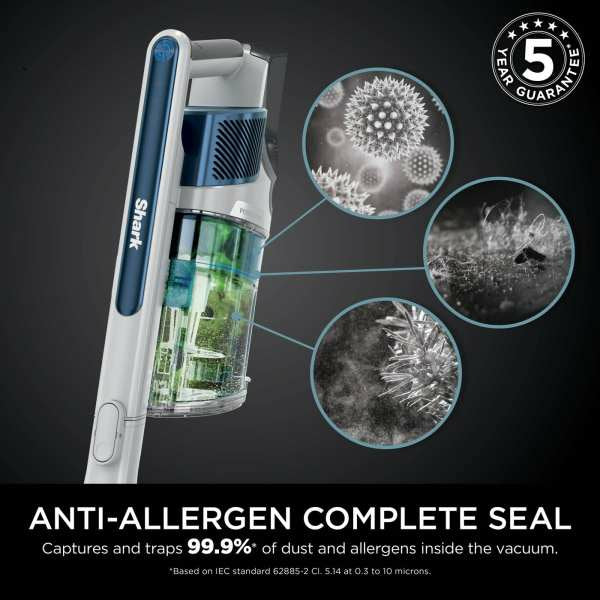 Shark PowerPro Cordless Stick Vacuum - Navy Metallic | IZ380UK from Shark - DID Electrical