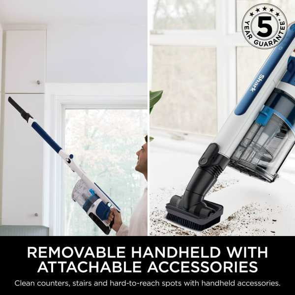 Shark PowerPro Cordless Stick Vacuum - Navy Metallic | IZ380UK from Shark - DID Electrical