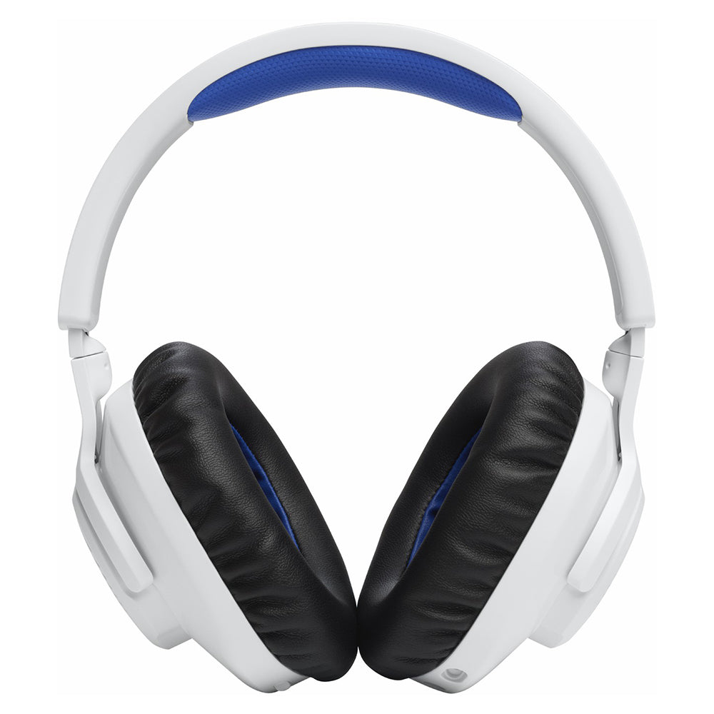 JBL Quantum 360P 40mm Driver Console Wireless Gaming Headset - White&Blue | JBLQ360PWLWHTBLU from JBL - DID Electrical