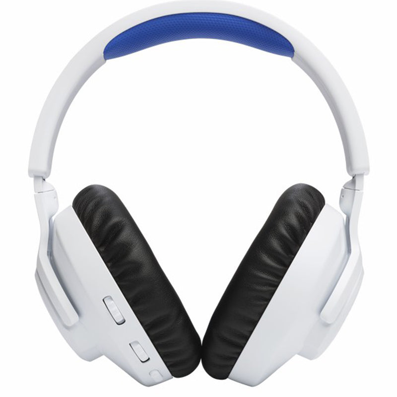 JBL Quantum 360P 40mm Driver Console Wireless Gaming Headset - White&Blue | JBLQ360PWLWHTBLU from JBL - DID Electrical