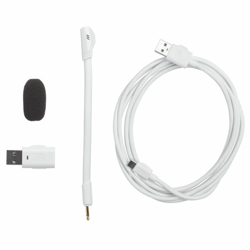 JBL Quantum 360P 40mm Driver Console Wireless Gaming Headset - White&Blue | JBLQ360PWLWHTBLU from JBL - DID Electrical