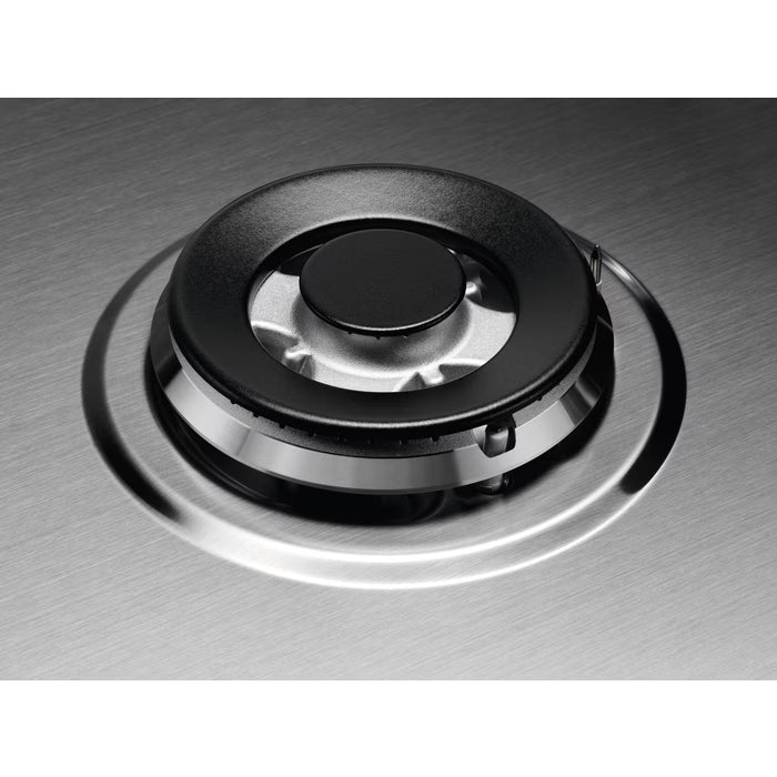 Electrolux 600 60CM 4 Burner Gas Hob - Stainless Steel | KGS64362XX from Electrolux - DID Electrical