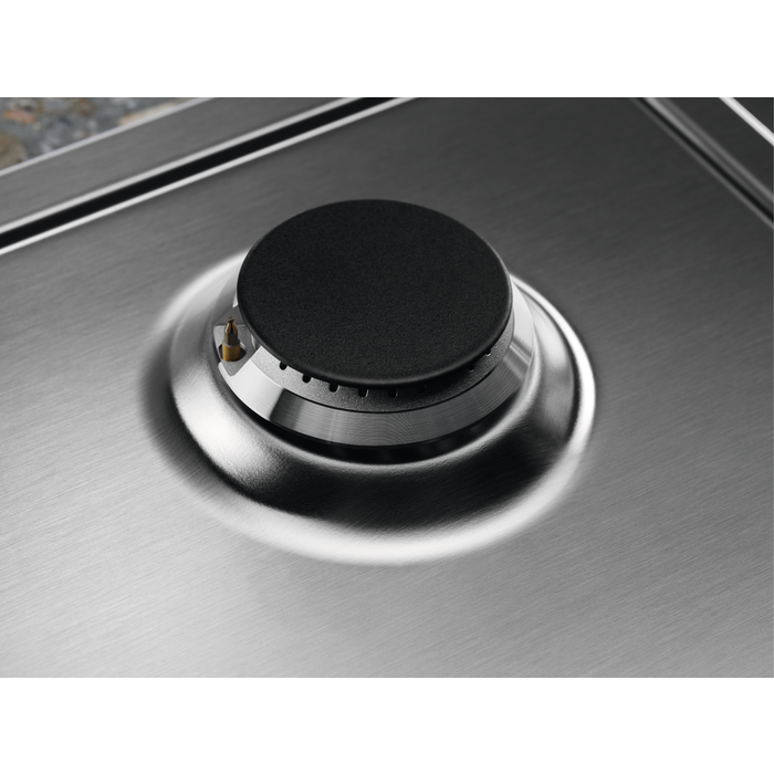 Electrolux 600 60CM 4 Burner Gas Hob - Stainless Steel | KGS64362XX from Electrolux - DID Electrical