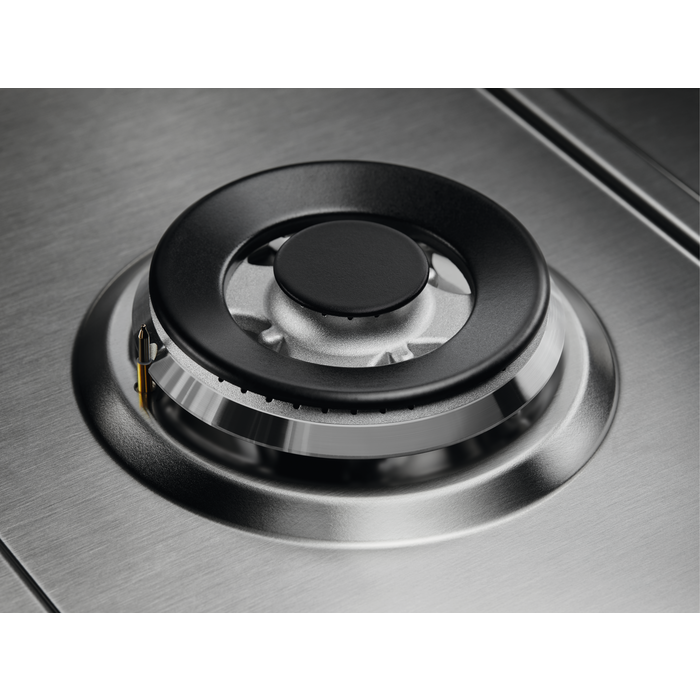Electrolux 600 60CM 4 Burner Gas Hob - Stainless Steel | KGS64362XX from Electrolux - DID Electrical