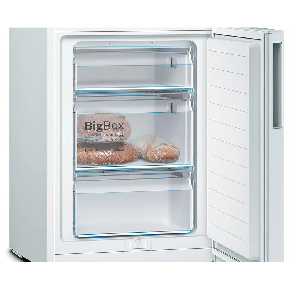 Bosch 60/40 Serie 4 287L Freestanding Fridge Freezer - White | KGV336WEAG from Bosch - DID Electrical