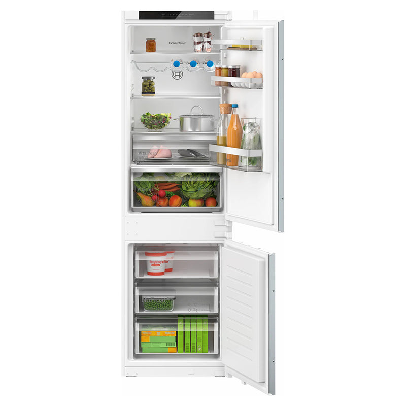 Bosch Series 4 177x54CM Frost Free Integrated Fridge Freezer - White | KIN86VSE0G from Bosch - DID Electrical