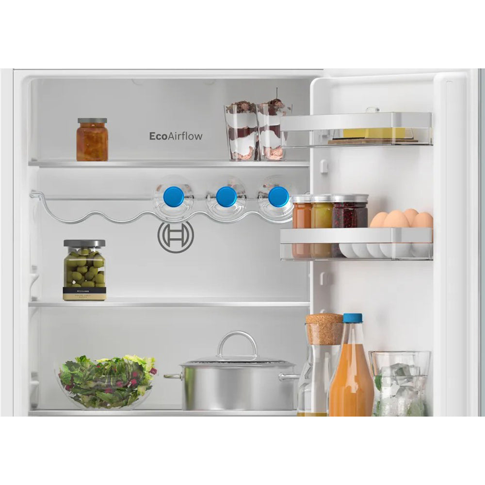 Bosch Series 4 177x54CM Frost Free Integrated Fridge Freezer - White | KIN86VSE0G from Bosch - DID Electrical