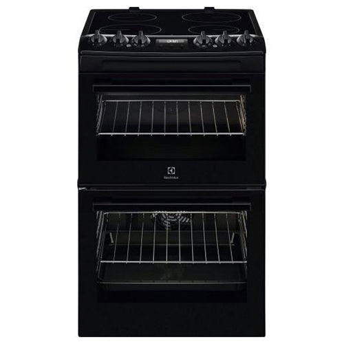 Electrolux 55CM Freestanding Electric Cooker - Black | LKR555100B from Electrolux - DID Electrical